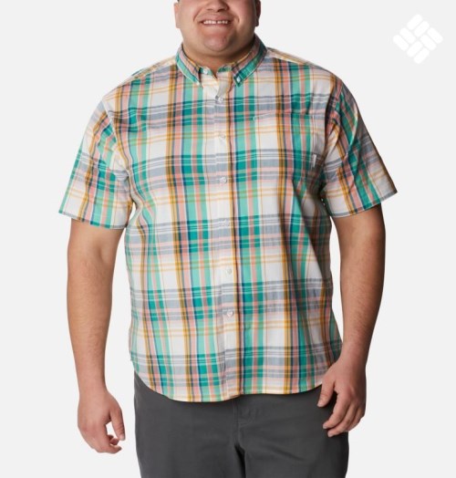 Men's Columbia Rapid Rivers II Short Sleeve Shirts Multicolor | Plus Size CA-B8C6L